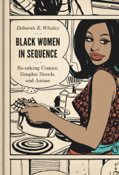 Cover of book: drawing of black woman at kitchen stove